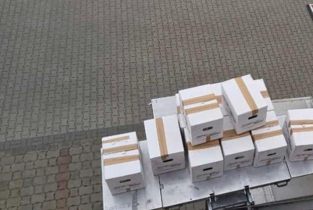 Behördenumzug in Schöpstal mit einem Möbellift